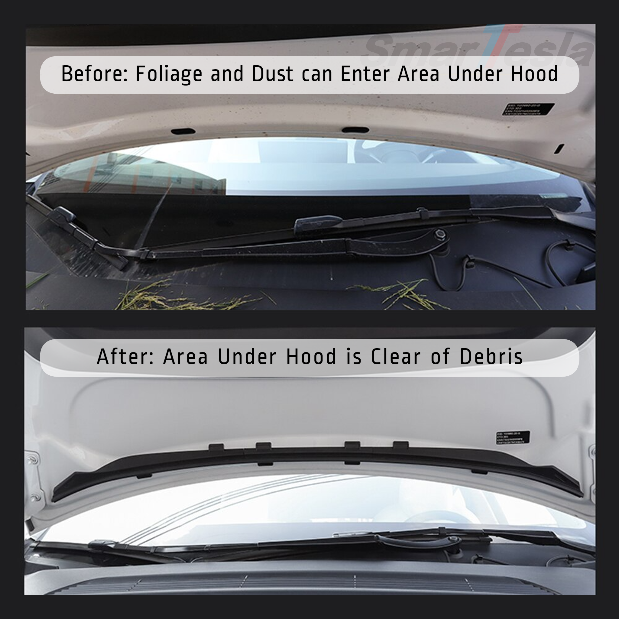 for Tesla Model 3 Hood Water Barrier Strip Hood Rubber Seal