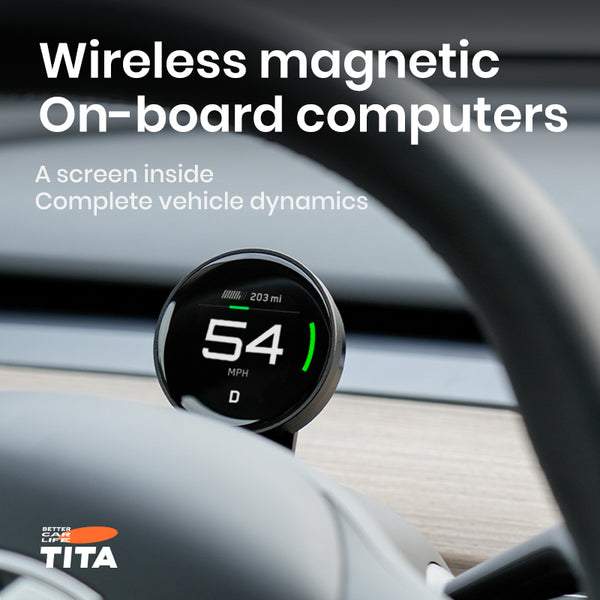 SMARTESLA Magnetic Dashboard Display for Model 3/Y 2021+  TITA Pro HUD