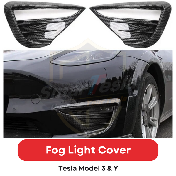 SMARTESLA Tesla Model Y Thunder Front Fog Light Trim Cover (2021-2024)