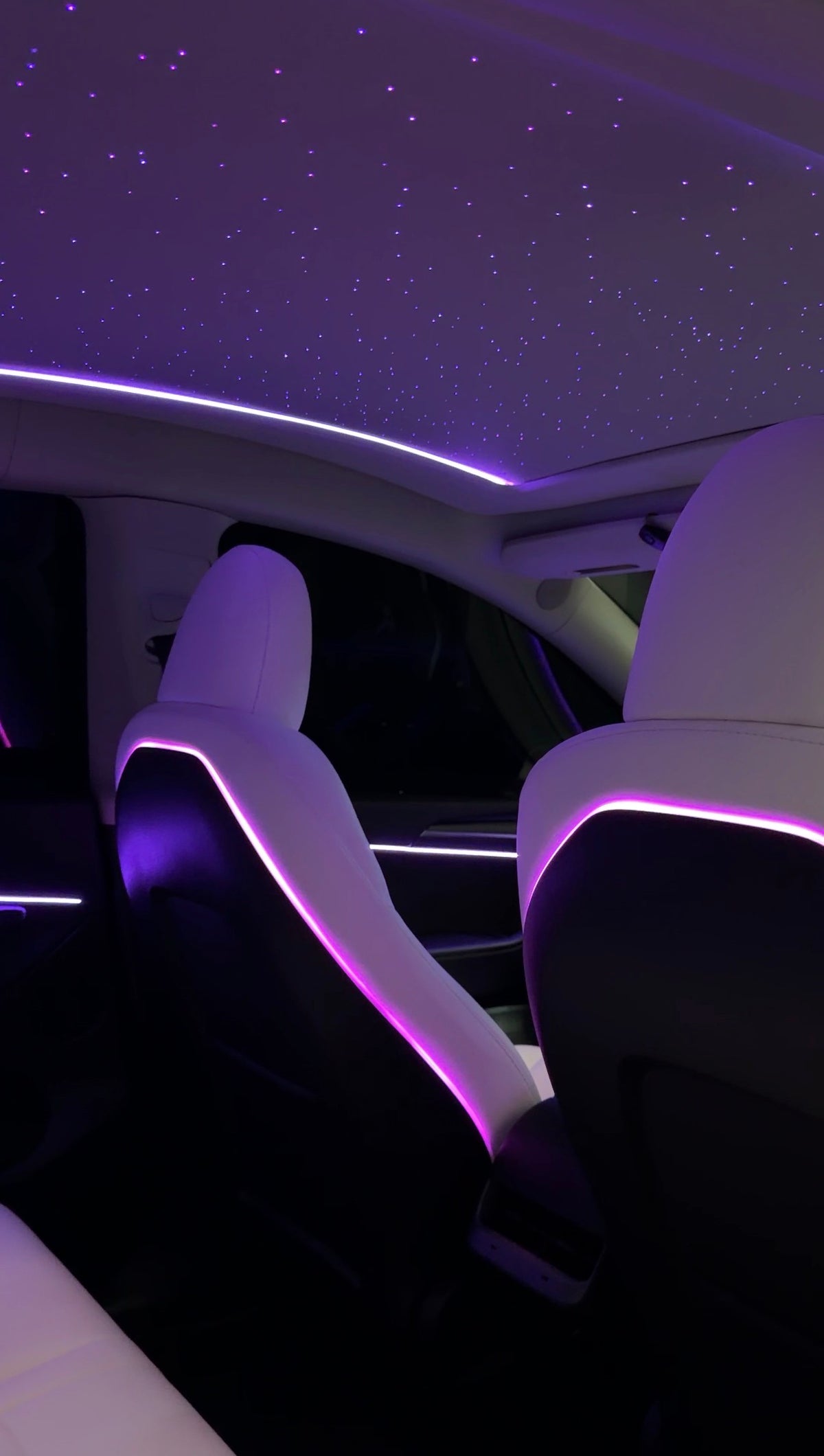 2020-2025 Tesla Model Y Electric Starlight Sunshade Starry Sky