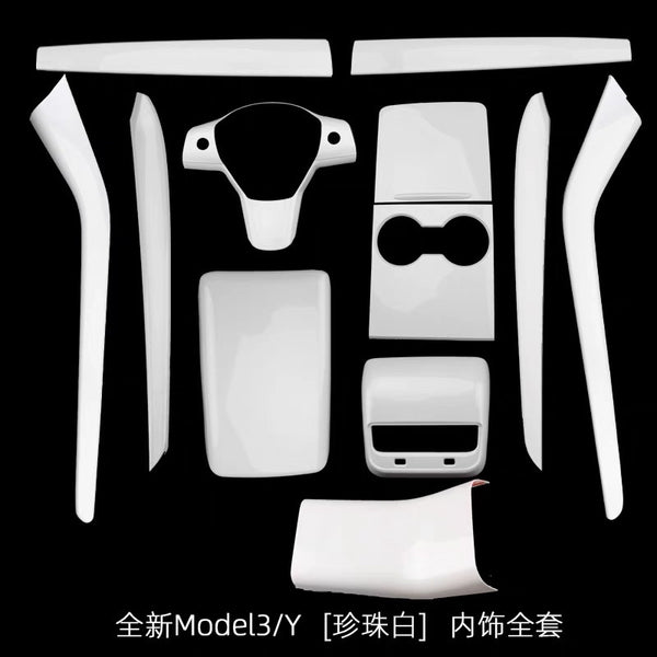 Tesla Model 3/Y  Interior Cover Kit 12 Pieces (2021+)