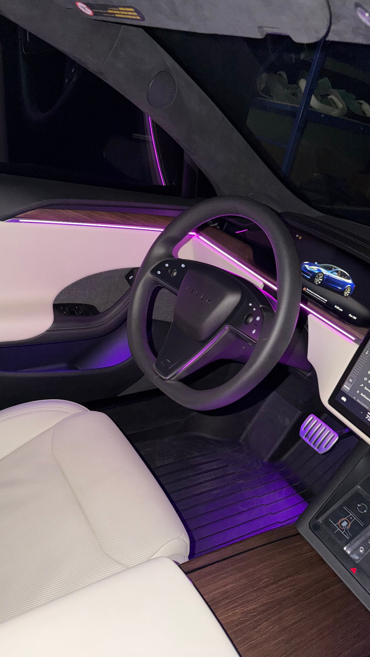 2021+ Tesla Model S Laser Engraved Ambient lighting kit