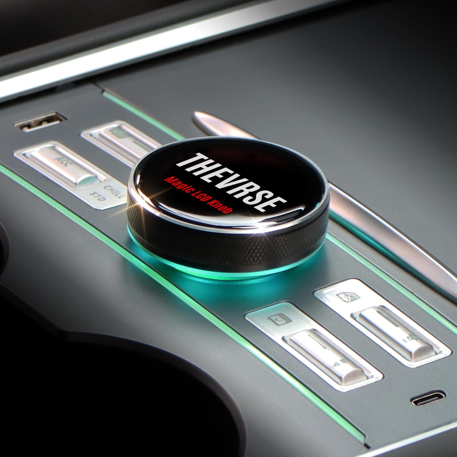 Lc Button Controller Tesla Model Y/3 Console Physical Control Buttons with Multifunction LC ...