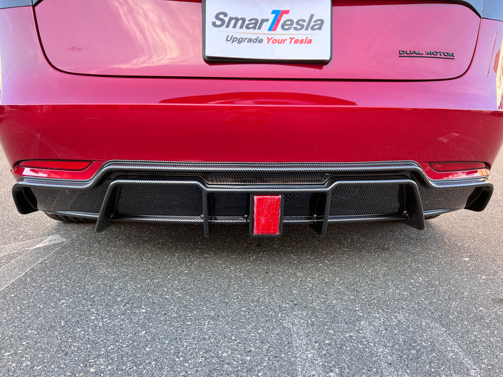 SMARTESLA Tesla Model 3 2017-2023 Rear Diffuser with Brake Light –  SmarTesla Wholesale & Installation TESLA Accessories Workshop