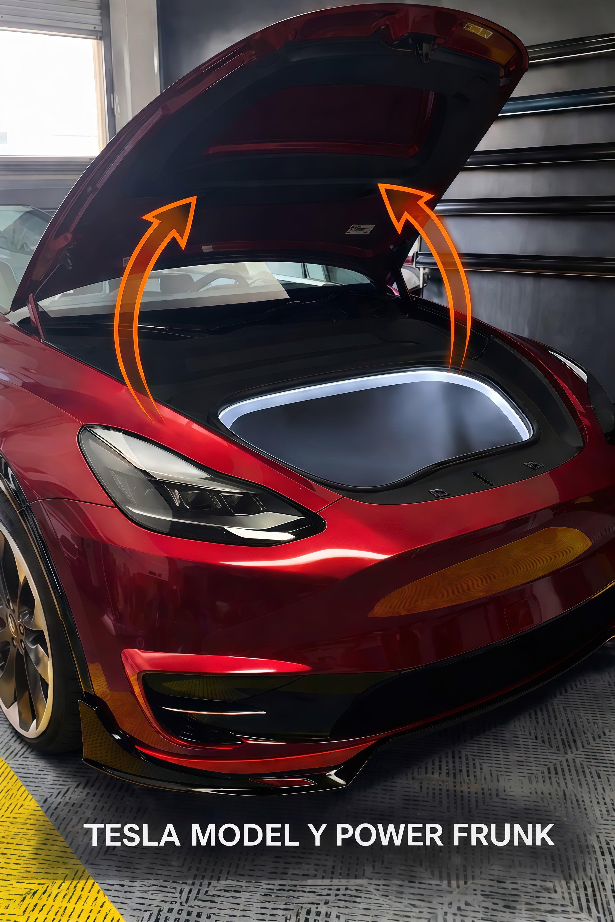 Tesla Model Y/ Juniper Power Electric Automatic Frunk Kit 2020-2026+  - Smartesla