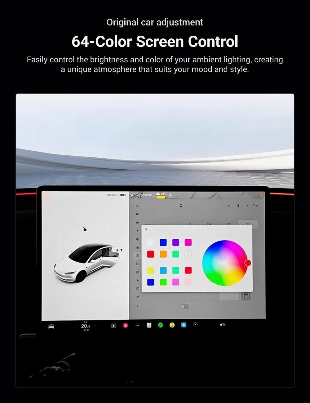 2025+ Tesla Model Y Juniper Backseat Ambient Lighting