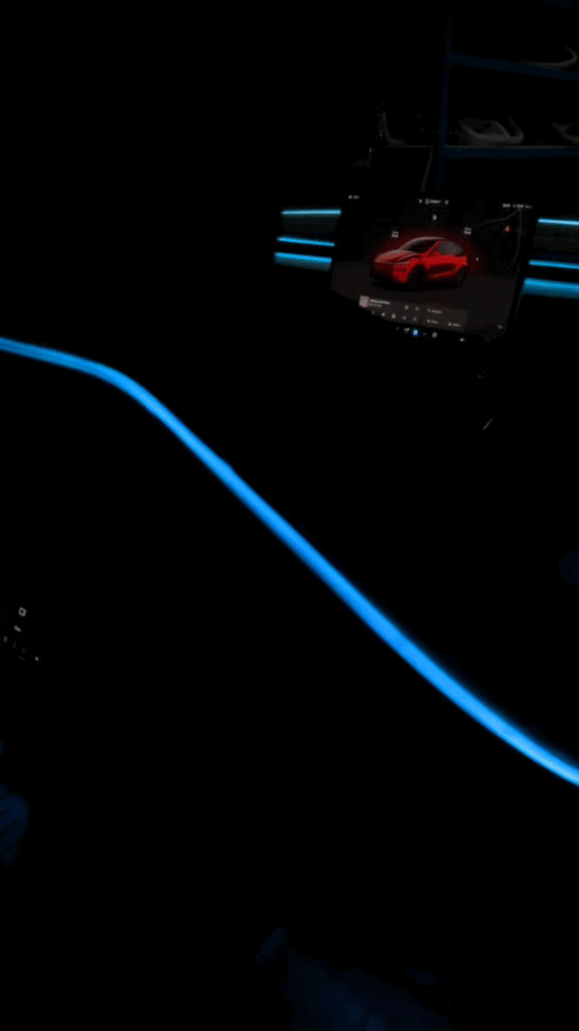 2025+ Tesla Model Y Juniper Backseat Ambient Lighting