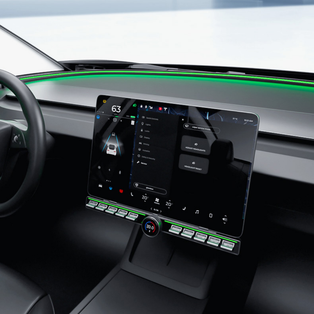 SmarTesla Tesla Model Y/3 Under-Screen Physical Buttons with LCD