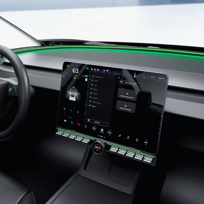 SmarTesla Tesla Model Y/3 Under-Screen Physical Buttons with LCD Knob & RGB Lighting