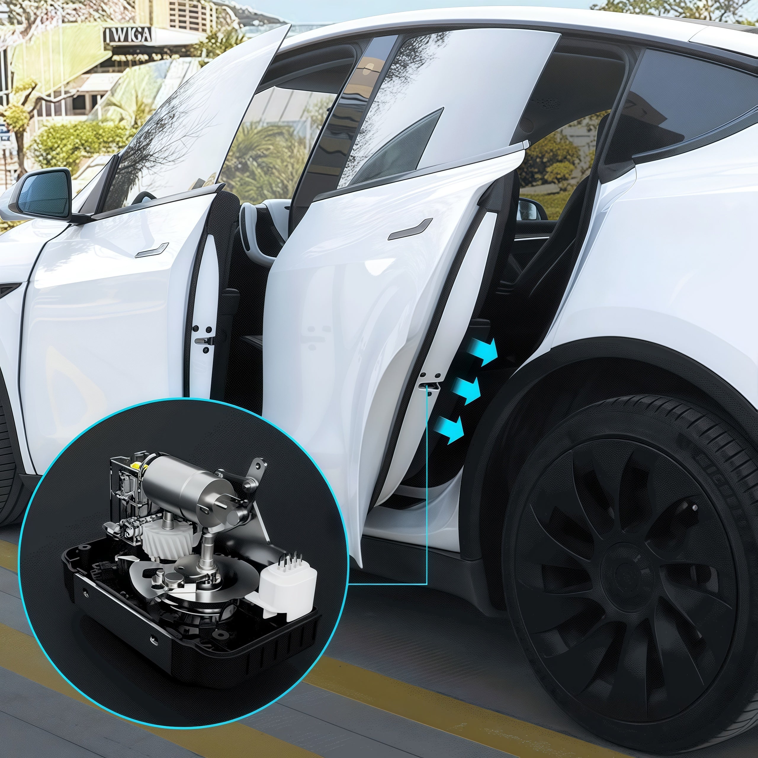 SMARTESLA Tesla Model 3 Model Y Soft Closing Doors V5 (4 Doors) Full Set SmarTesla