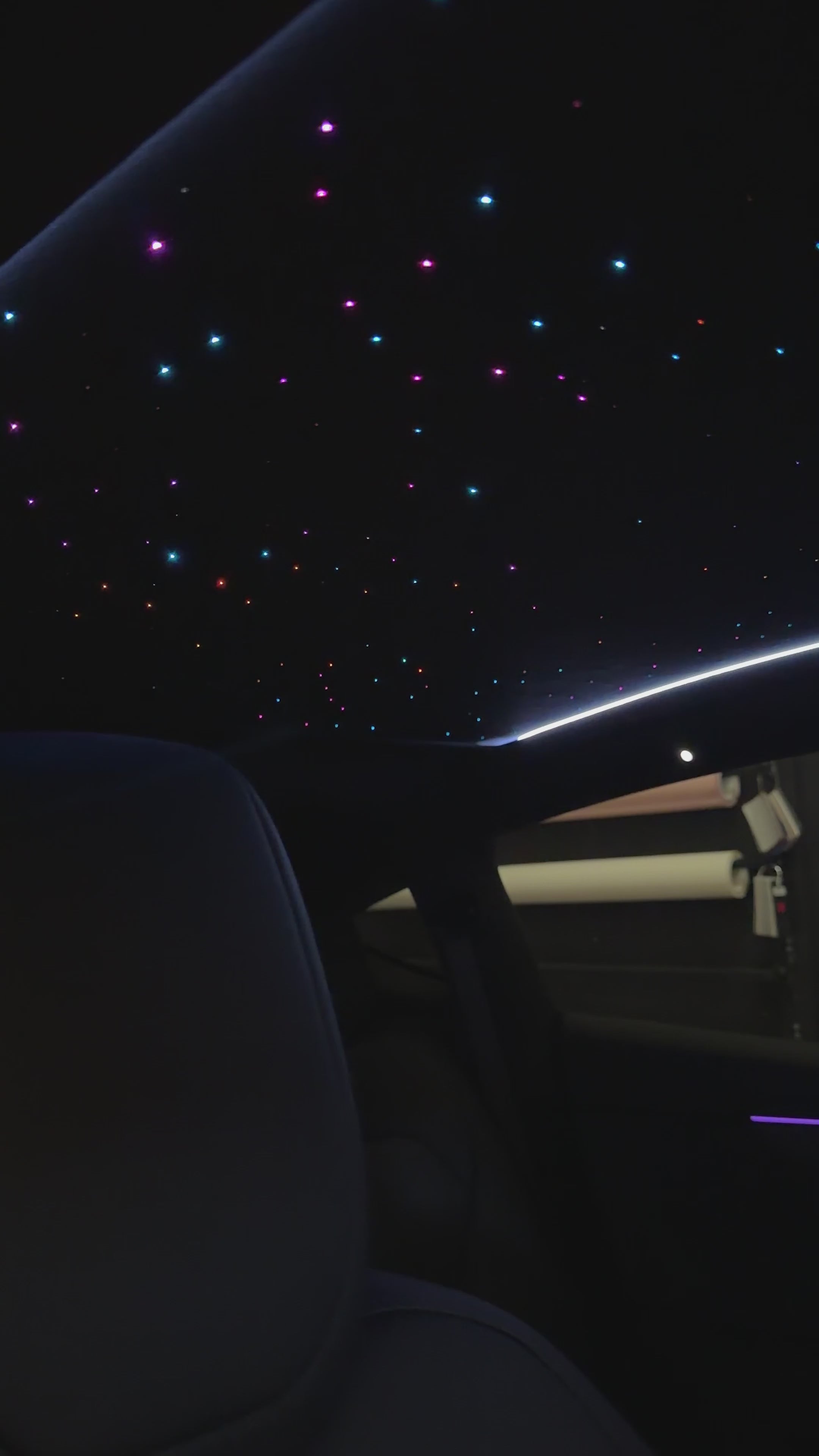 2025+ Tesla Model Y Juniper Electric Starlight Sunshade Starry Sky