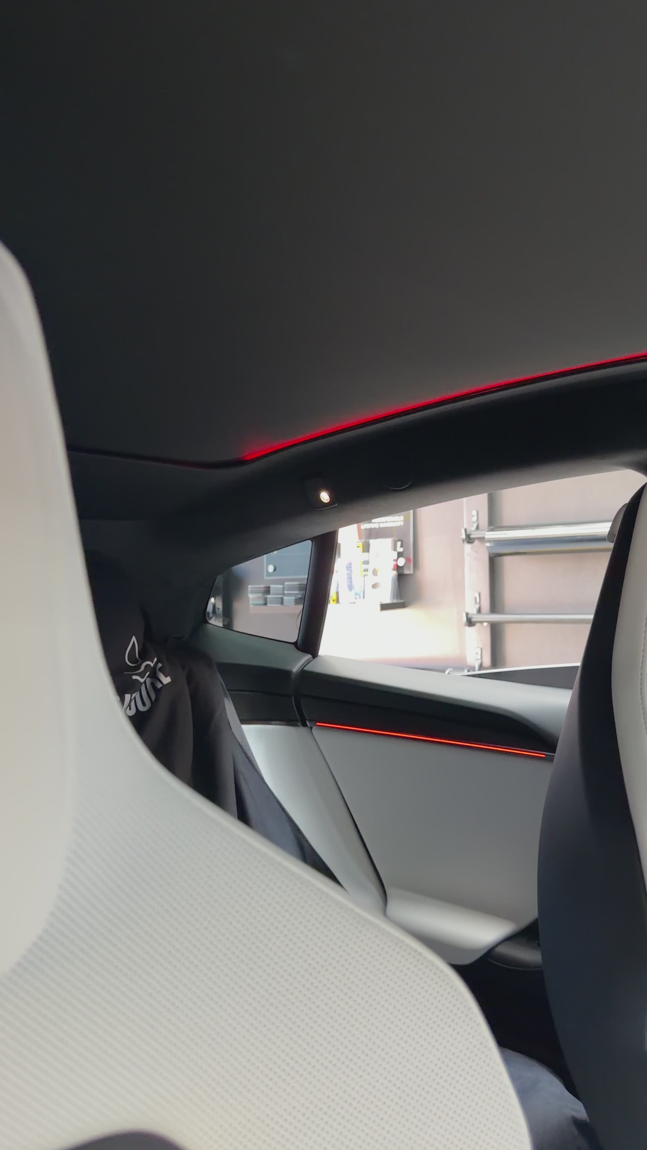 2021+ Tesla Model S Electric Sunshade with Voice control & Ambient lighting