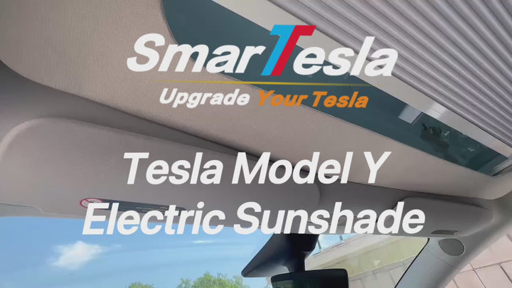 Tesla Model Y Lamellen-elektrischer Sonnenschutz mit Fernbedienung –  SmarTesla Wholesale & Installation TESLA Accessories Workshop