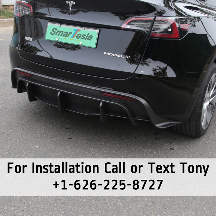 Tesla Model Y 2020-2024 Rear Bumper Diffuser – SmarTesla Wholesale ...