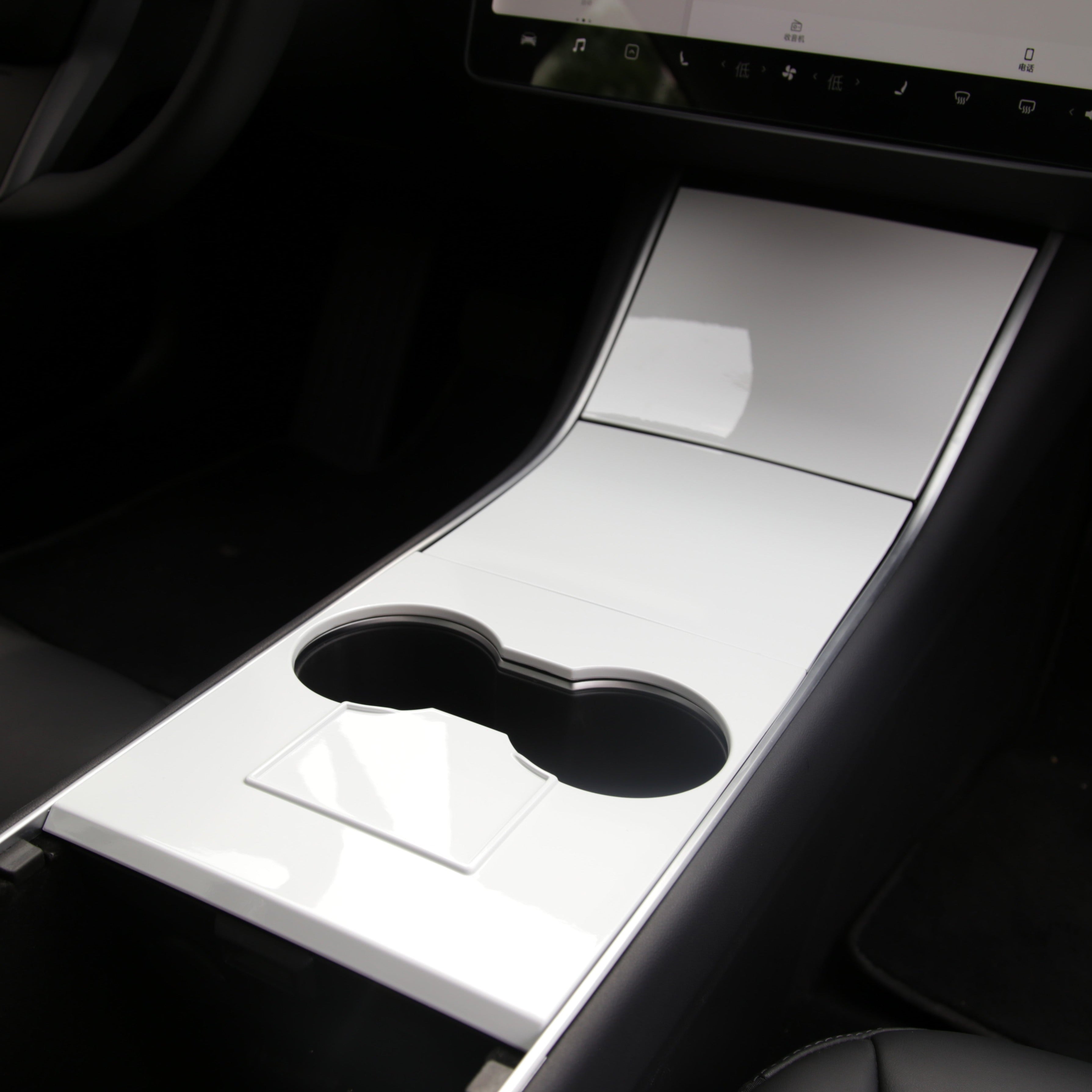 Tesla Model 3 (2017-2020)Model Y 2020 Center Console Cover Interior Decoration Easy to Install Tesla Model 3 Model Y Accessories 4Piece/Set