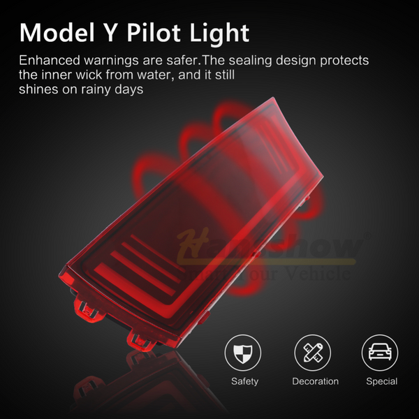 Smartesla Tesla Model Y Heckstoßstangen-Pilot-Anhängerkupplungsleuchte