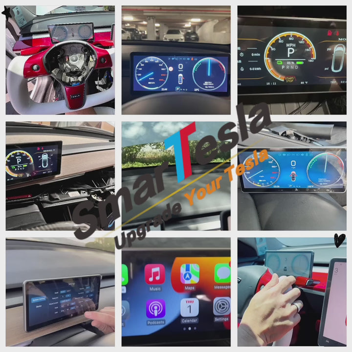Smartesla 9 Heads Up Display CarPlay Android Auto IPS Touch