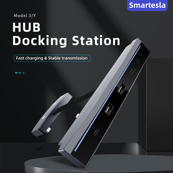Tesla Model Y Model 3 2021-2022 USB HUB Docking Station upgraded 2. 0