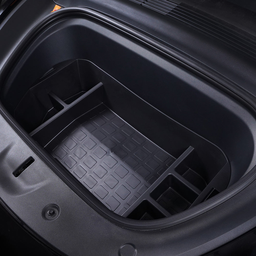 Organizer Per Bagagliaio Tesla Model Y 2021-2024 - Contenitore Impermeabile Con Coperchio - 2 Pezzi - Foto 8