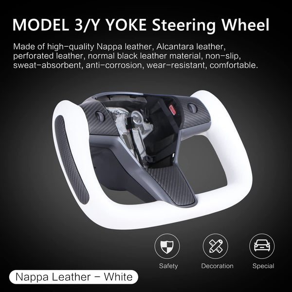 Tesla Model 3 Model Y-Yoke-Lenkrad (Anpassungsoptionen verfügbar)